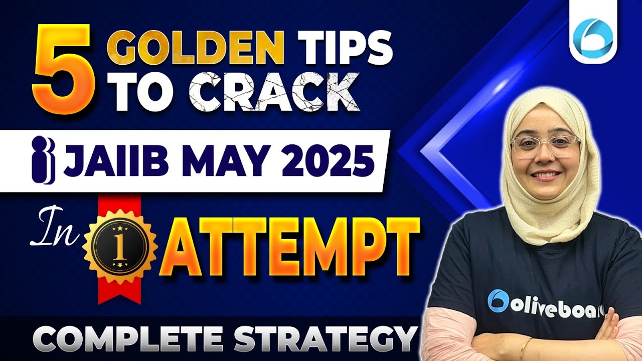 5 Golden Tips JAIIB May 2025 in 1st Attempt | JAIIB Exam Preparation in First Attempt | Afreen Ma'am