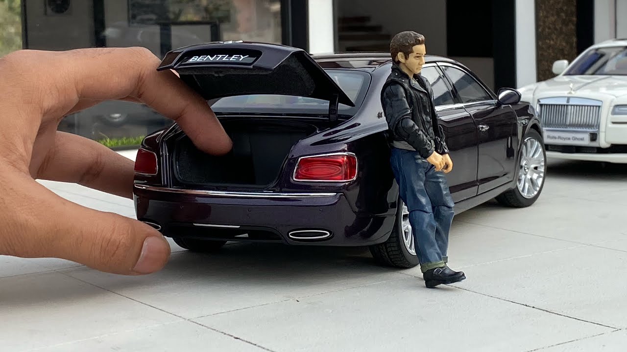 Unboxing of Mini Bentley Flying Spur Luxury Diecast Model Car | Miniature Automobiles