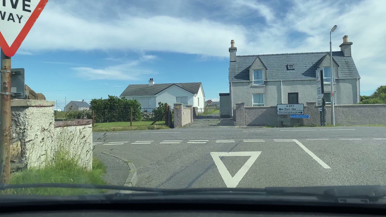 Driving in the Outer Hebrides - Ness, Isle of Lewis - July 2021