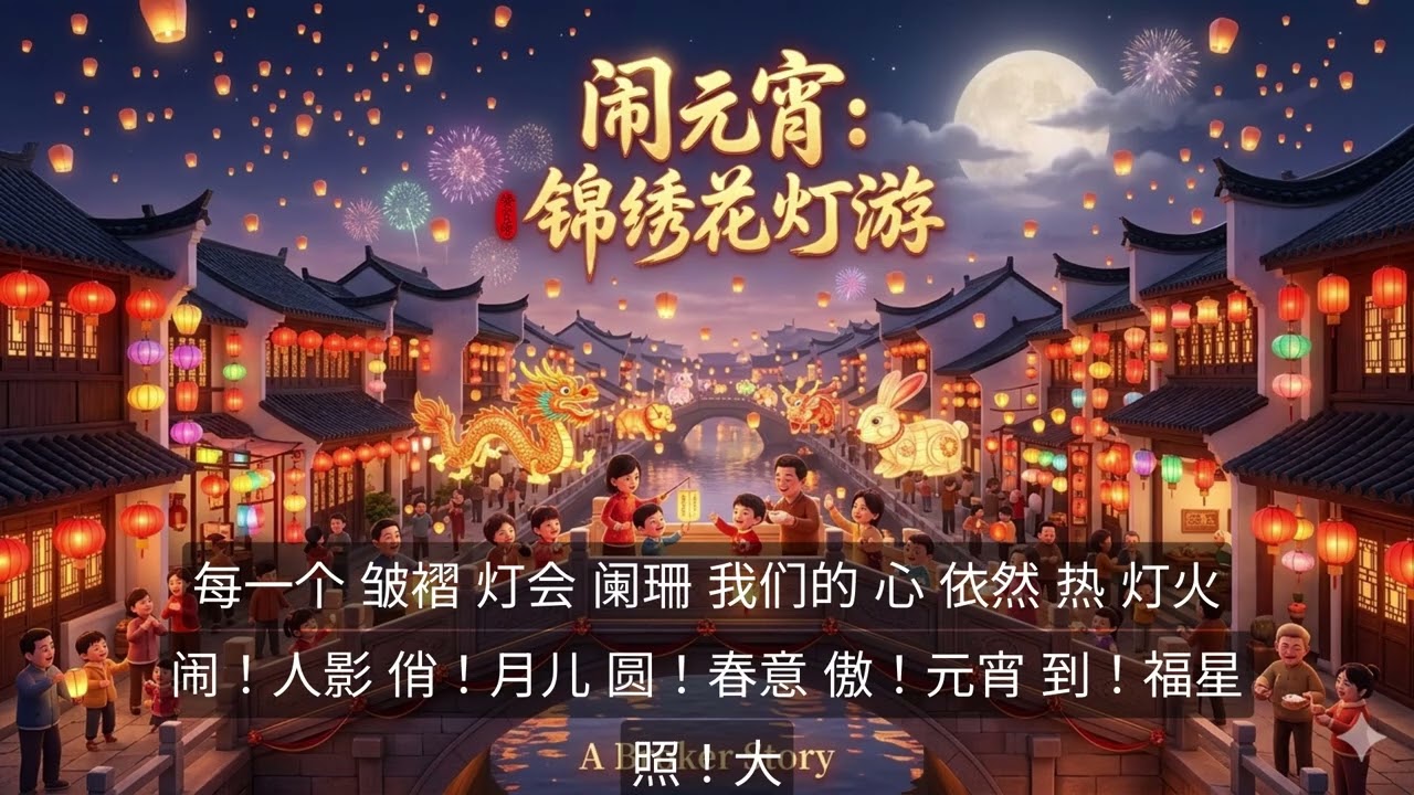 元宵节 - 闹元宵：锦绣花灯游