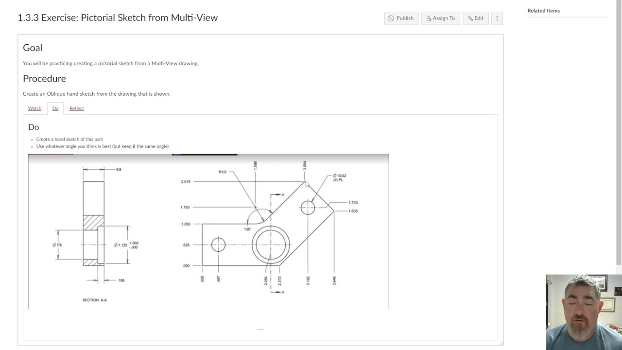 Oblique Sketch from MultiView