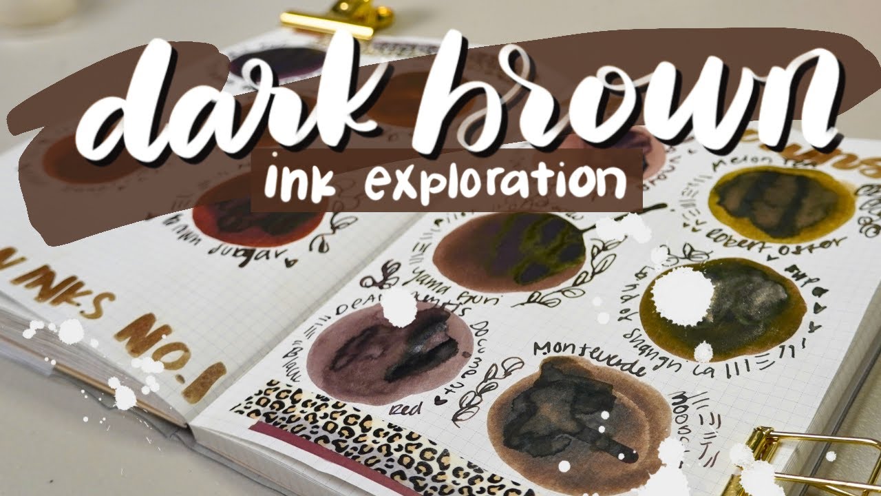 Темно-коричневые чернила для перьевой ручки 🤎 | Ink Exploration № 12
