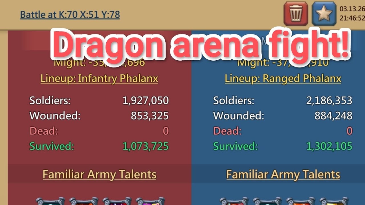 DRAGON ARENA ACTION🔥 BIG REPORTS⚔️🔥- Lords Mobile