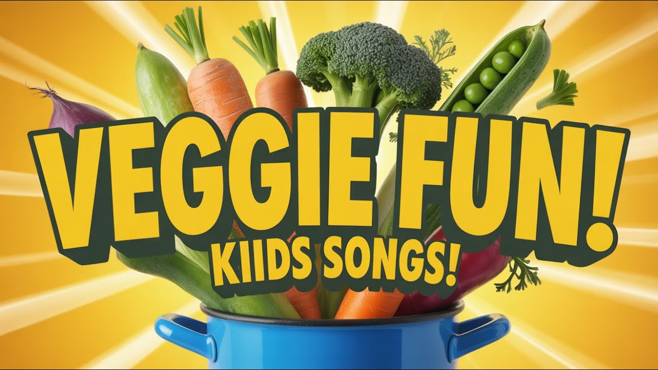 Fun Veggie Rhymes for Kids | Learn English Words with Nursery Rhymes About Vegetables