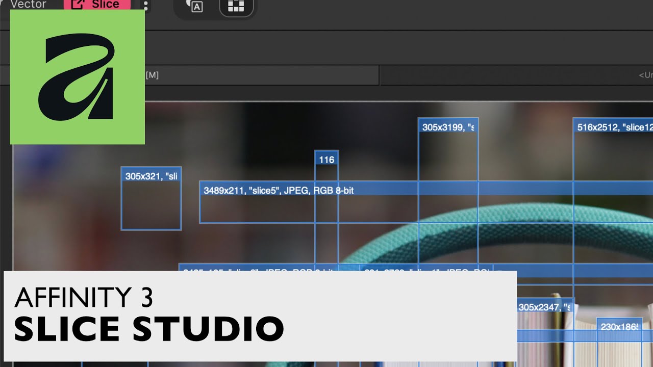 AFFINITY 3 SLICE STUDIO | Как использовать | Нарезка изображений