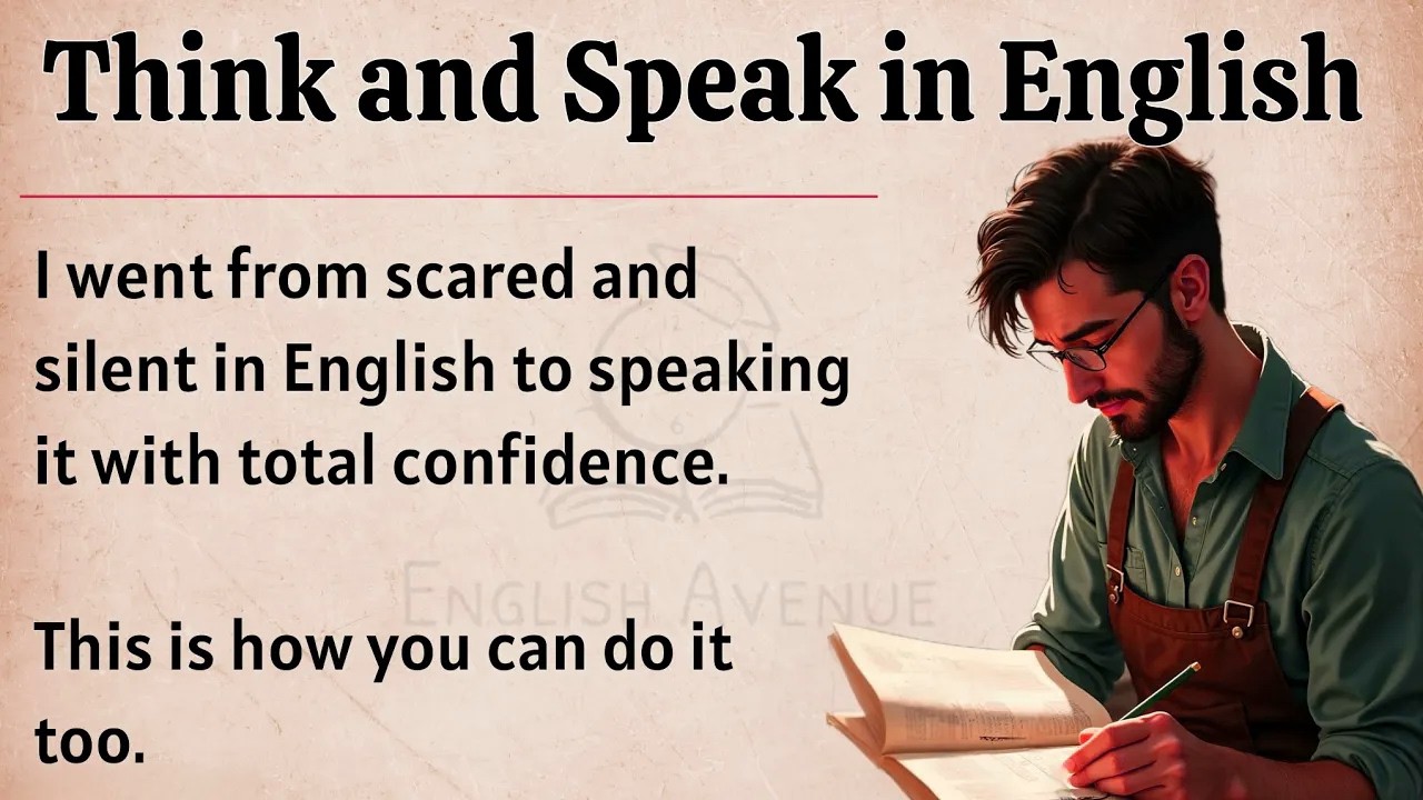 Think and Speak in English || From Silence to Fluency || Graded Reader || Improve Your English ✅️