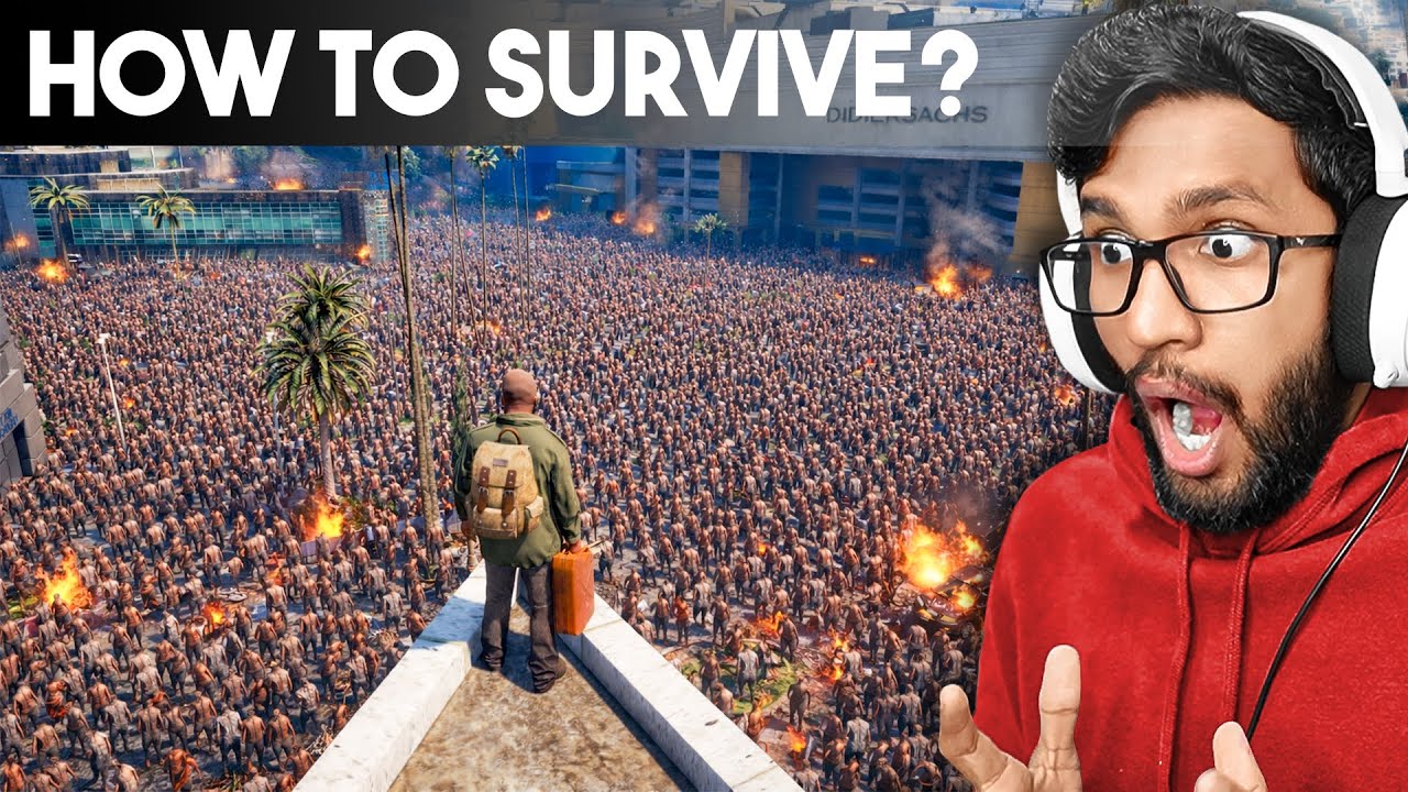HOW TO SURVIVE 1 MILLION ZOMBIES? GTA 5 ZOMBIE APOCALYPSE