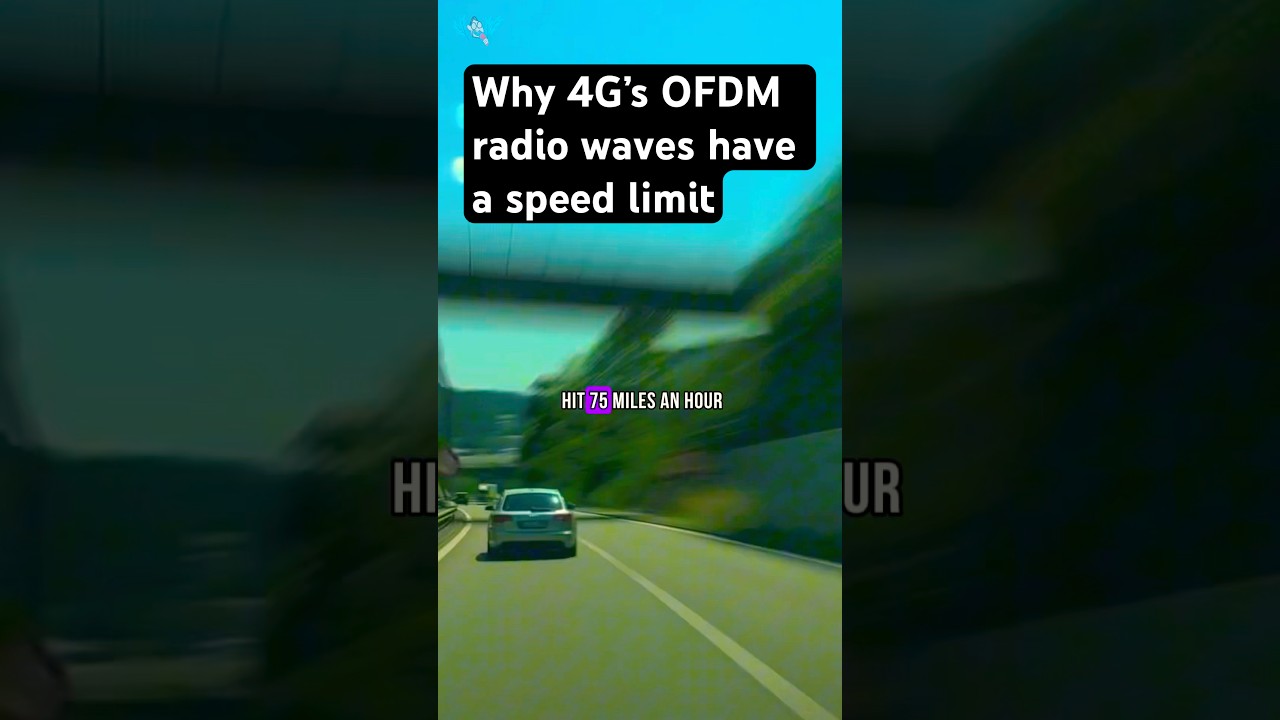 Why 4G&rsquo;s OFDM radio waves have a speed limit