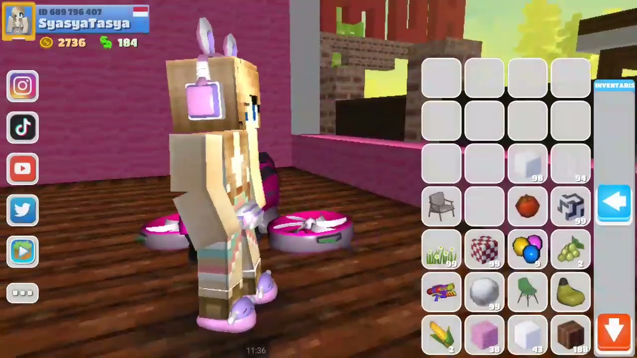 Bangun toilet di scholl party craft