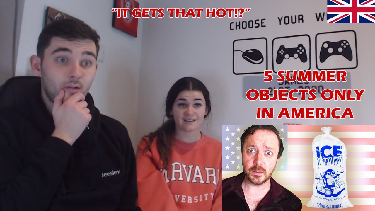 British Couple Reacts to 5 Summer Items only in America