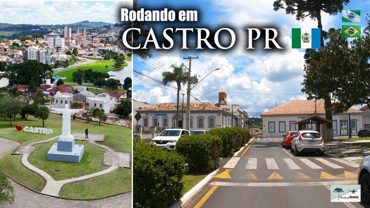 Rodamos pela Cidade HIST&Oacute;RICA e BEM CUIDADA no Interior do Paran&aacute;!