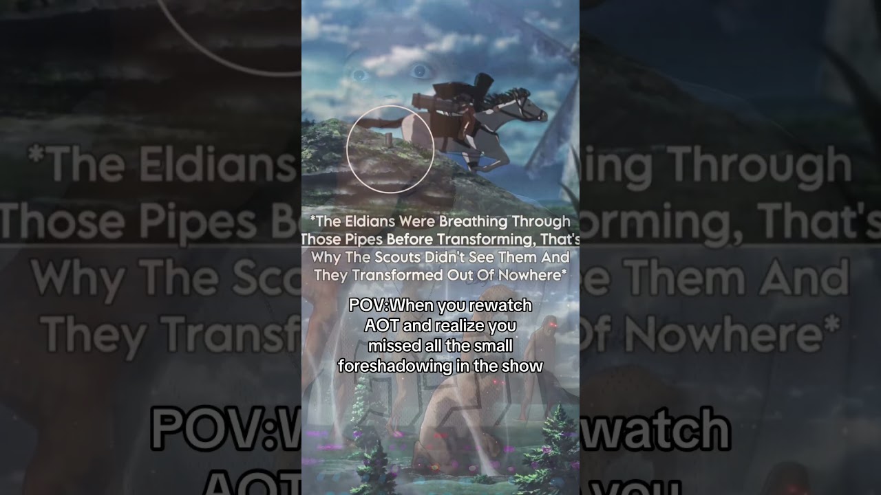 When You realize all the foreshadowing you missed in 