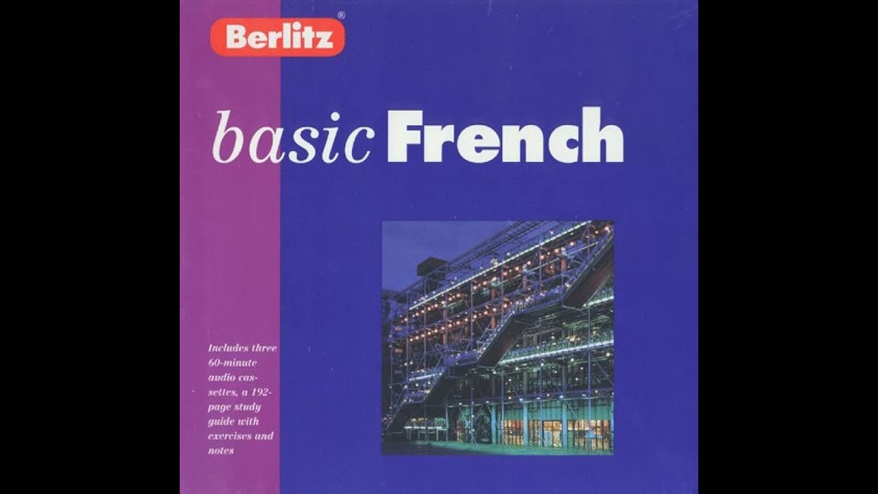 Berlitz Basic French Study Audio lesson 1-8  edition of 1996-1997