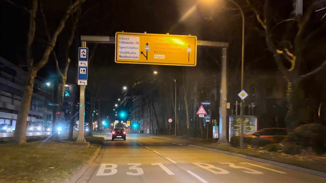 Mit dem 🚌Bus &uuml;ber ❤️Freiburg Richtung Linie 18 ab Munzinger Stra&szlig;e