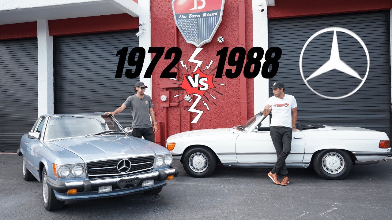ВЗГЛЯД НА MERCEDES BENZ R107 — 350SL против 560SL