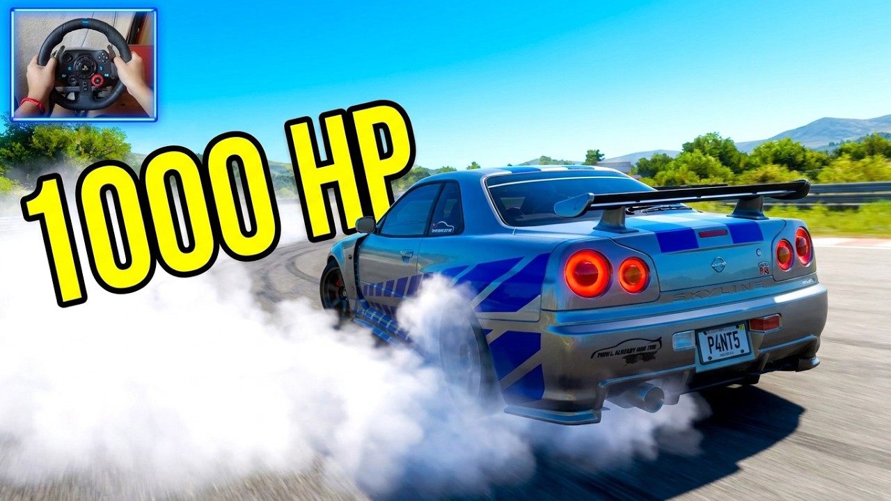 The Legendary Skyline R34 ⚡️The Crew Motorfest | 1000HP A Beast on the Road! | Logitech G29