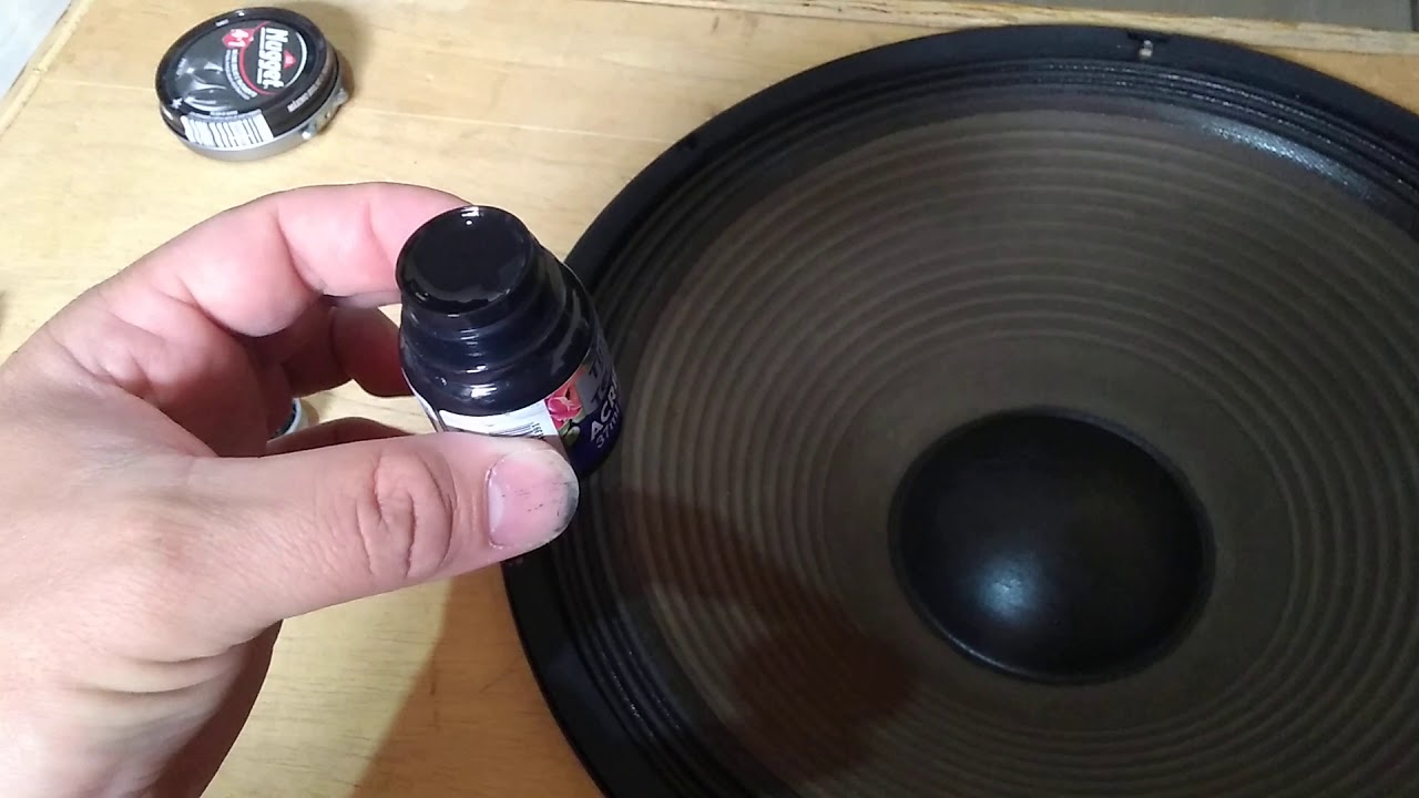 Restaurando falantes desbotado com o tempo. vídeo 2