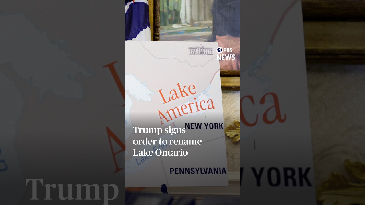 Trump signs order to rename Lake Ontario