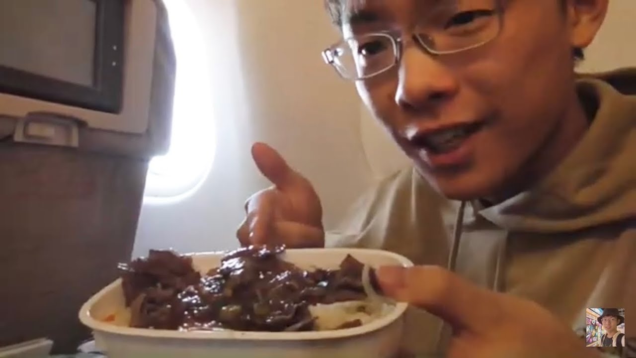 【ウズベキスタン 1万SO'M】アシアナ航空の機内食 食べてみた　韓国→タシュケント