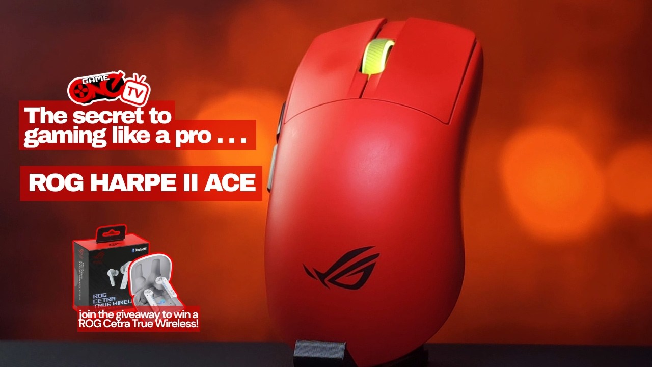 the mouse every gamer needs: ROG Harpe II Ace 🖱 | Game One PH