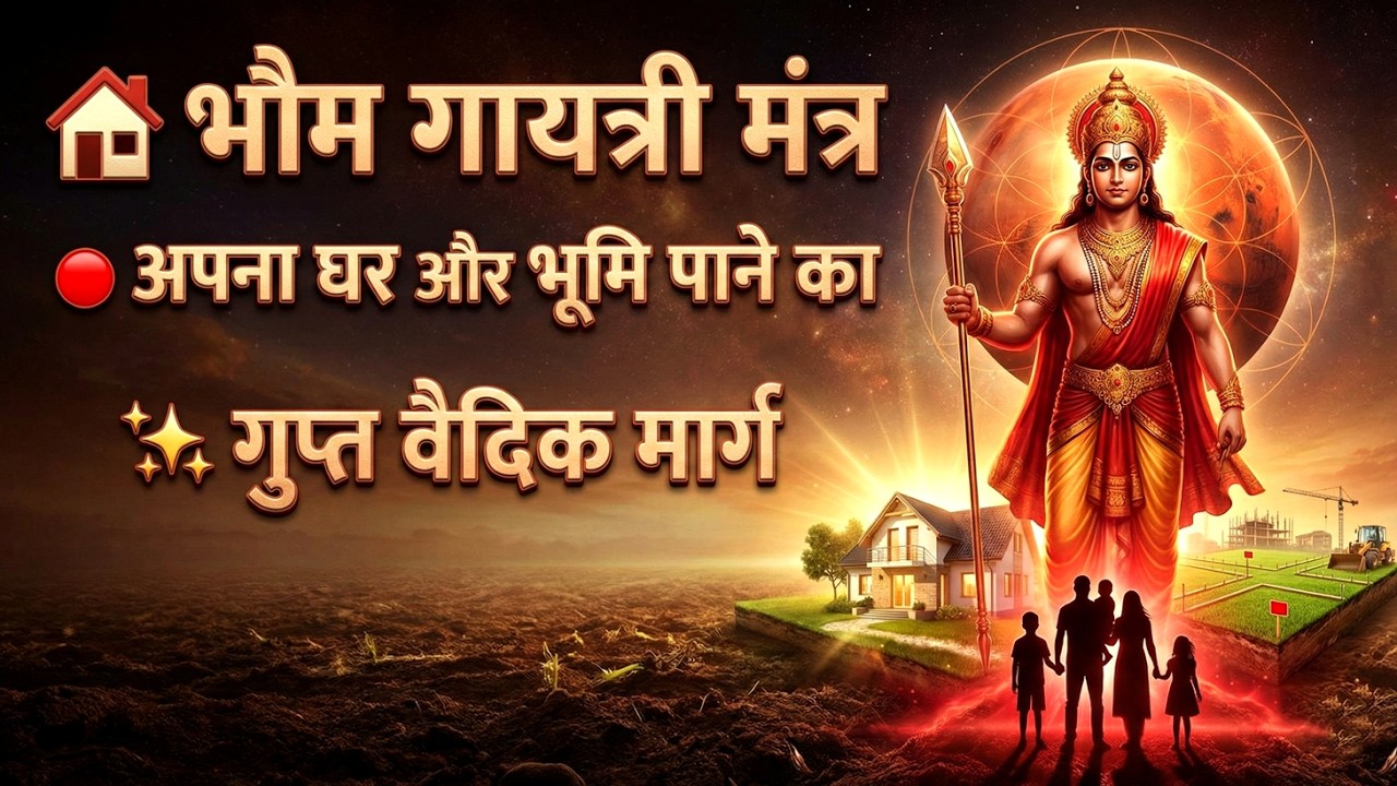 भौम (मंगल) गायत्री मंत्र: ऋण मुक्ति, साहस और भूमि लाभ का वरदान | Bhaum Gayatri Mantra | Vedic Mantra