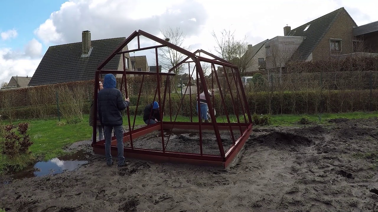 Serre montage met vlogster Kathy