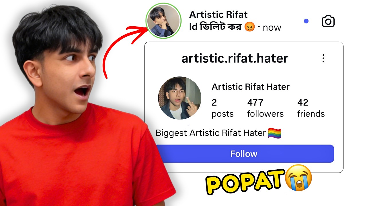 I Made a Artistic Rifat Hate Page… and His Reaction Was Wild! 😂
