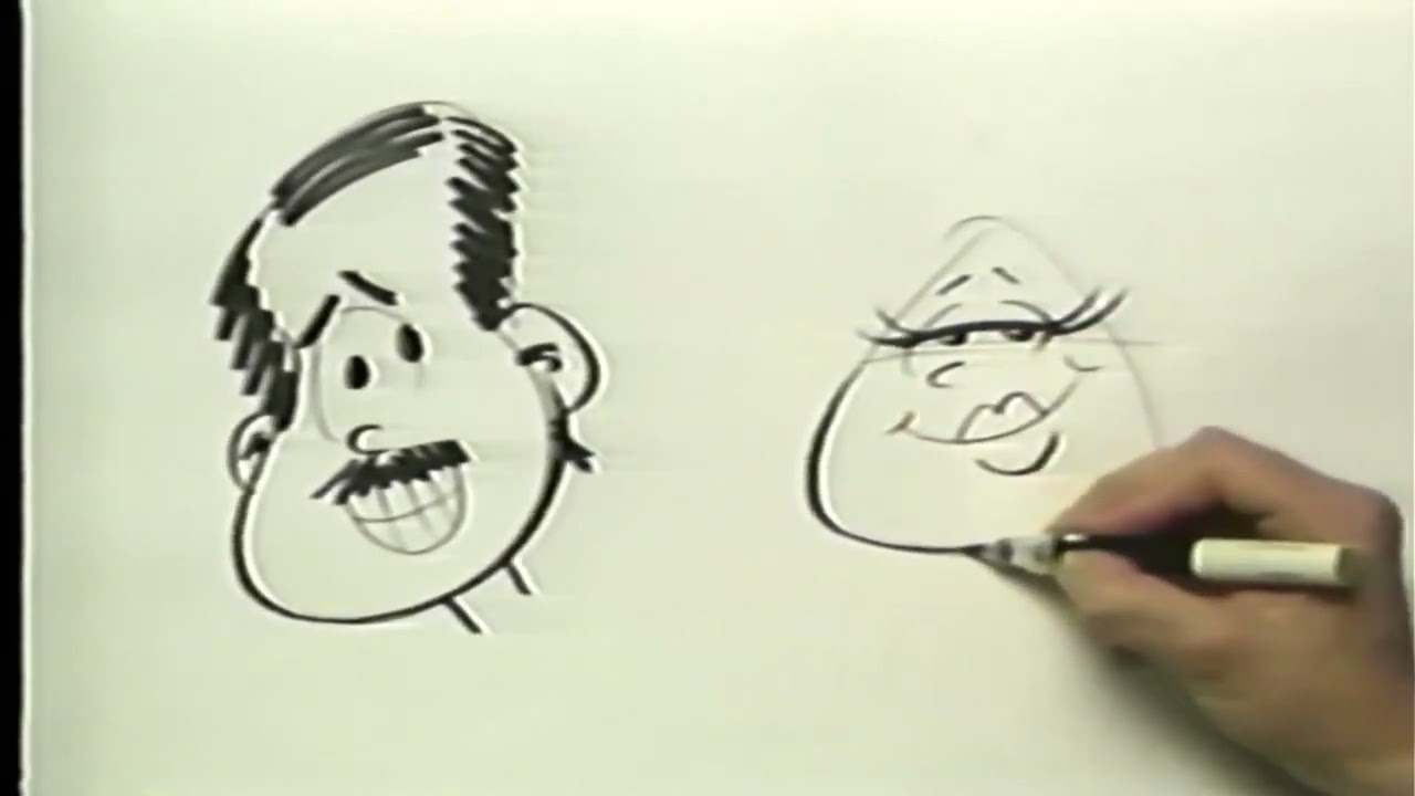 How to Draw Blitz Cartoons | Bruce Blitz | 1987
