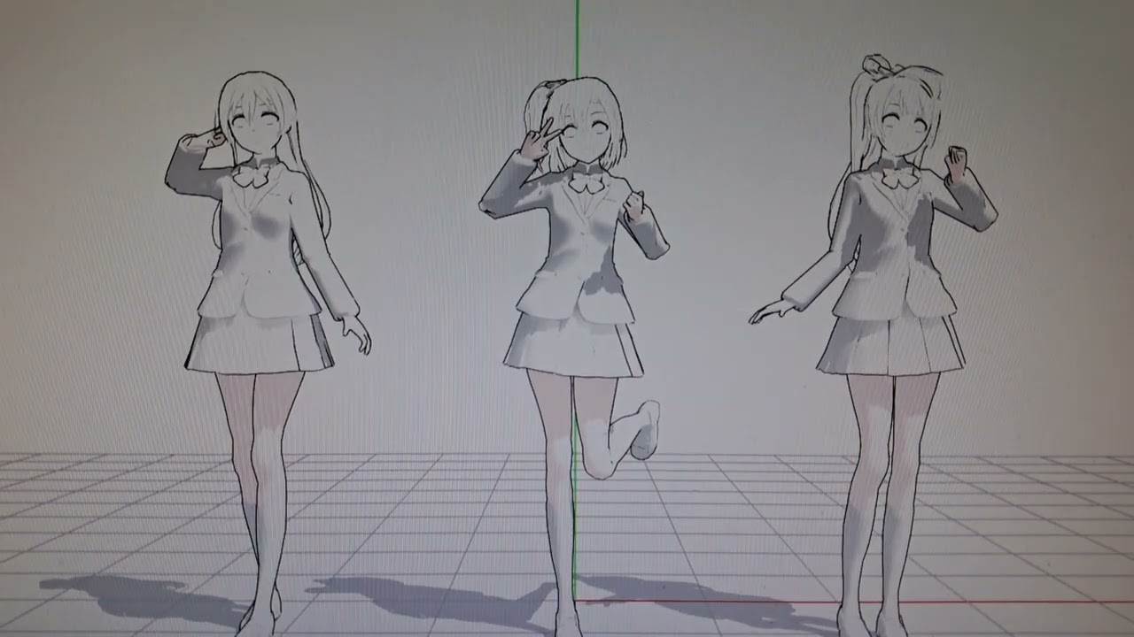 It's A Small World After All Honoka Kousaka Kotori Minami Umi Sonoda Tomodachi Himitsu Live! MMD