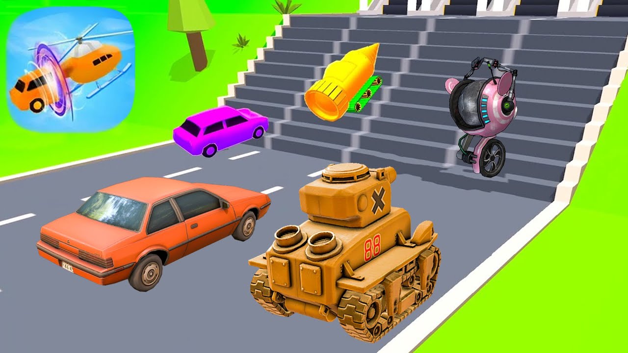 Shape-Shifting // Android¬ios Gameplay Update !! Metal Slug -Rebel Tank VS Sports Car Level TYUI 678
