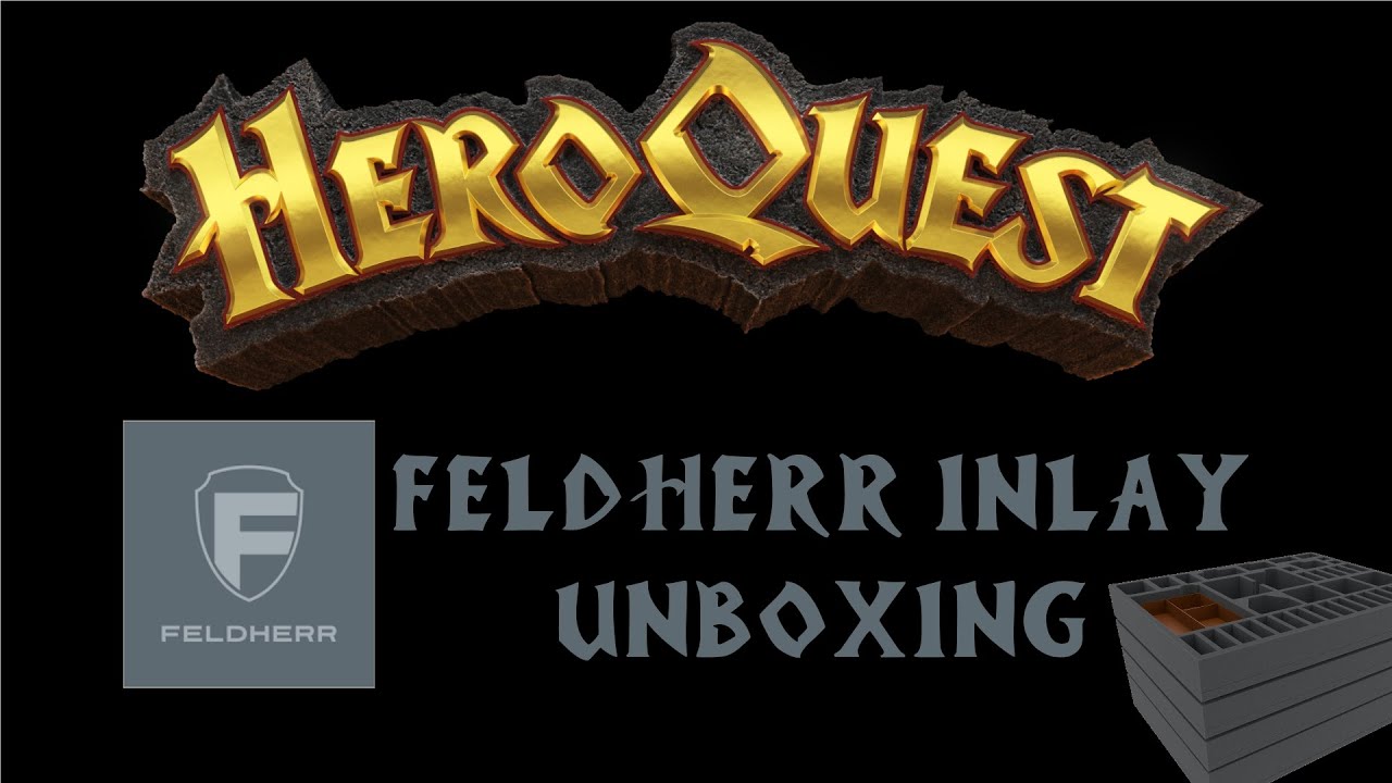 HeroQuest (2021) Feldherr Inlay Unboxing / Boxing