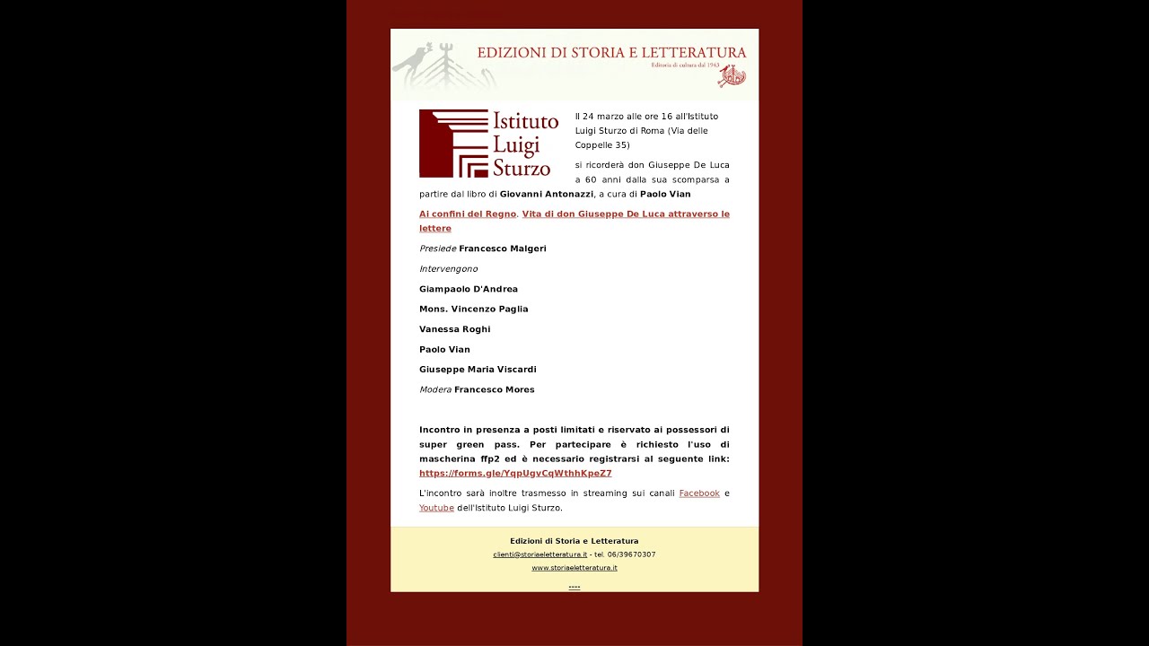 Ai confini del Regno. Vita di don Giuseppe De Luca attraverso le lettere