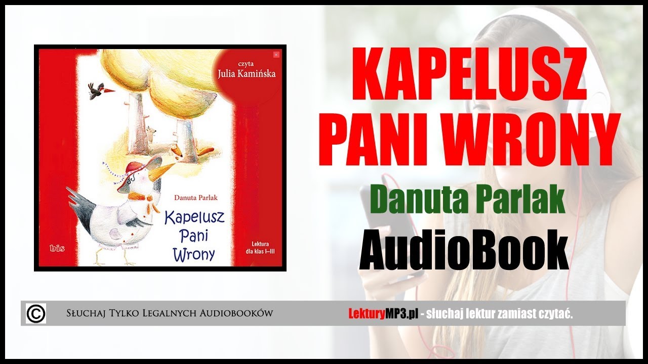 KAPELUSZ PANI WRONY Audiobook MP3 (Lektury klasa 3) - pobierz całość (Lektor).