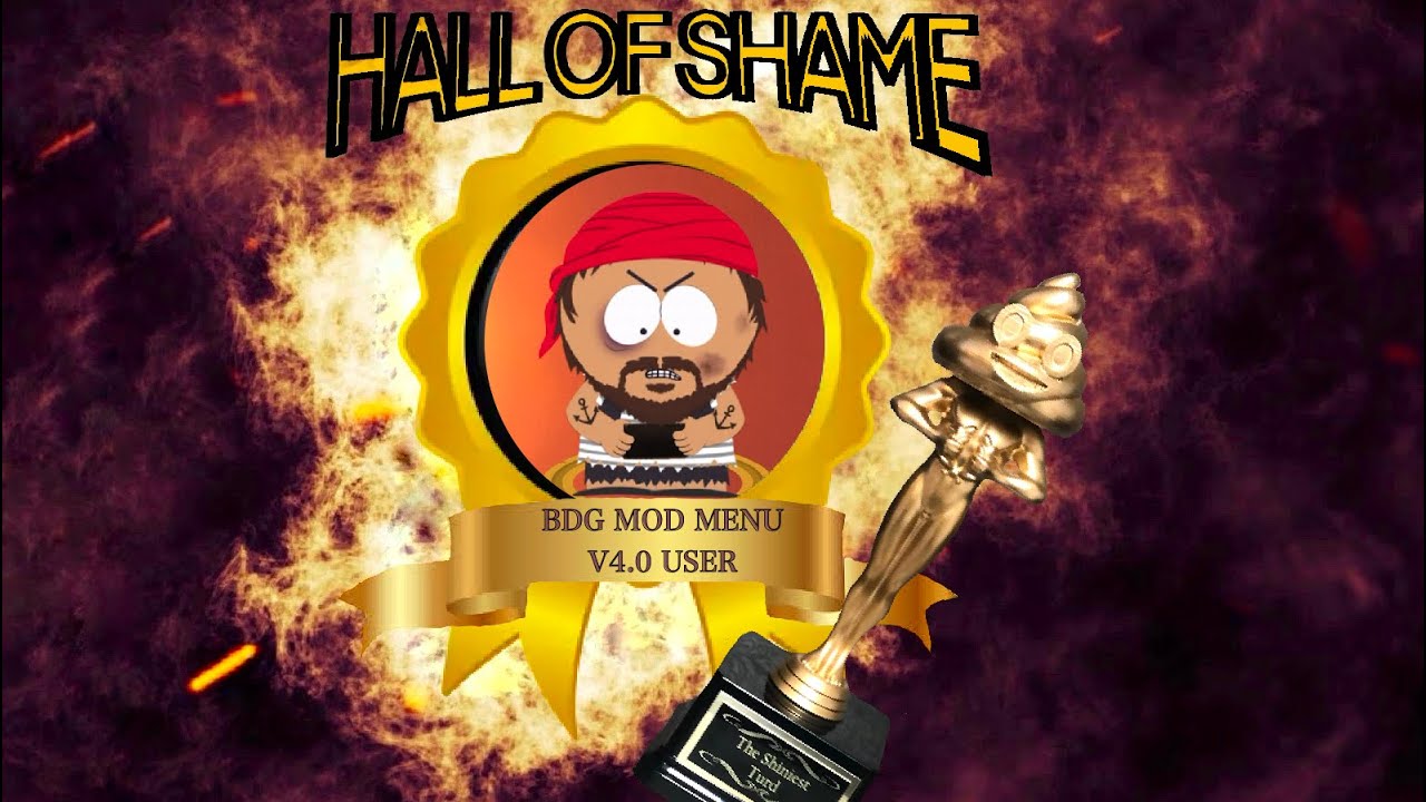 ODIN’S HALL OF SHAME INDUCTION (HACKER) BDG MOD MENU V4.0 USER. [nameless]