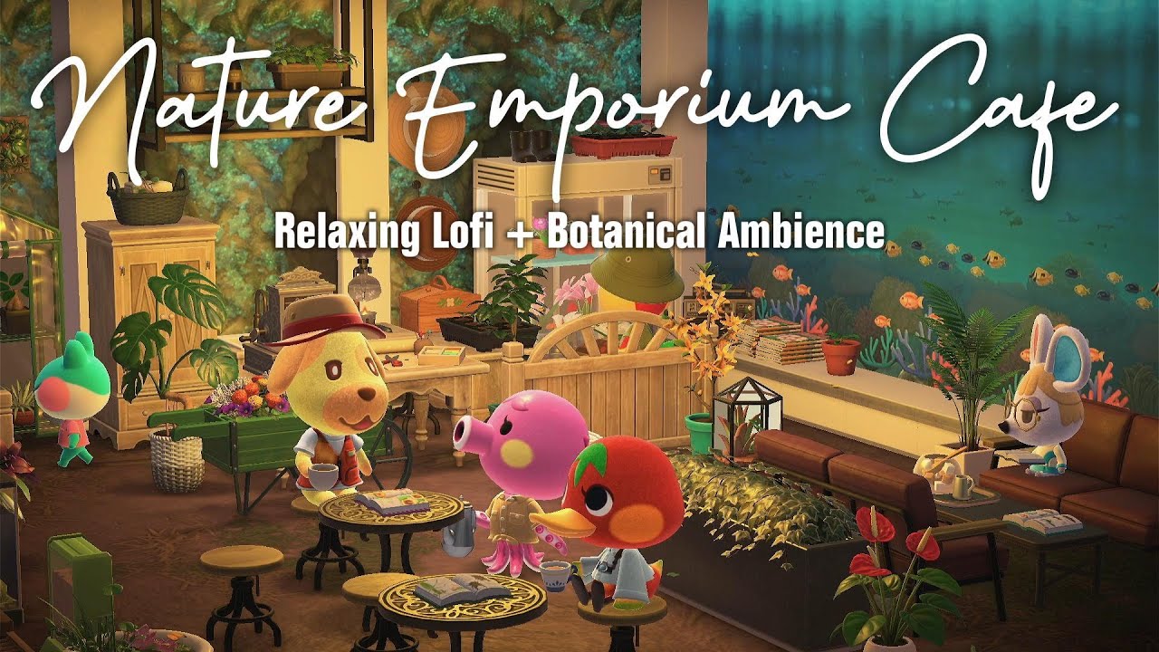 Nature Emporium Cafe ☕️🦋 Chill Lofi | Study Work Relax | Spring Plant Ambience Animal Crossing Music