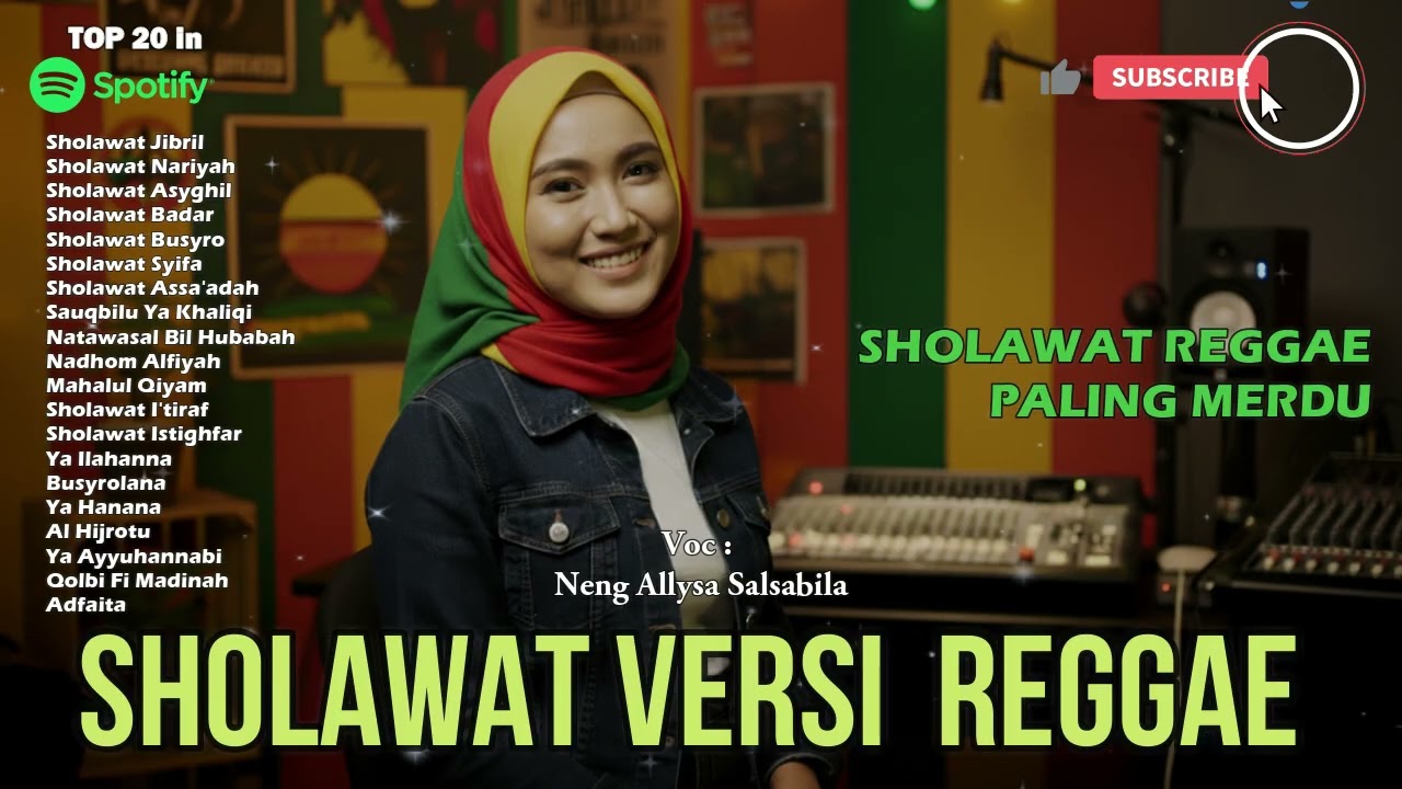 Sholawat Reggae Santai & Syahdu 2026 🌙 | Musik Islami Penyejuk Hati - Sholawat Rindu