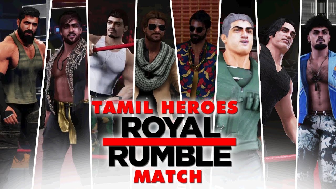 WWE2K19 - Tamil Heroes 10-Man Royal Rumble Match