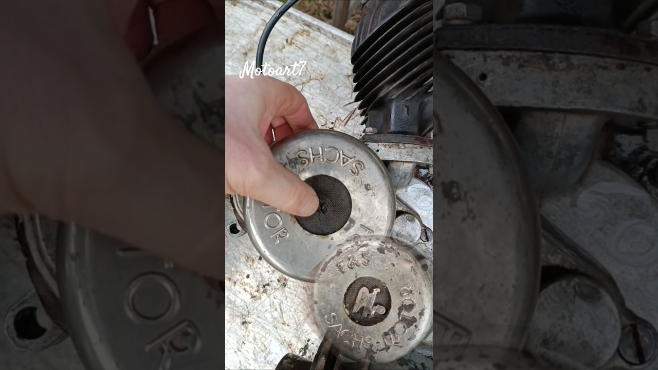 Двигатель с утерянным орлом Sachs #frischauf #moped #twostroke #oldtimer #ретротехника #мотоциклы