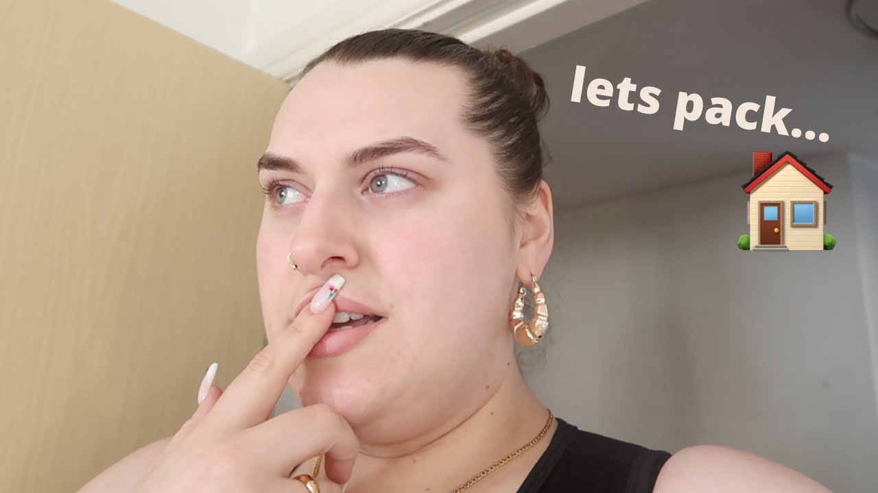pack my flat up & cry with me😭 moving vlog #1