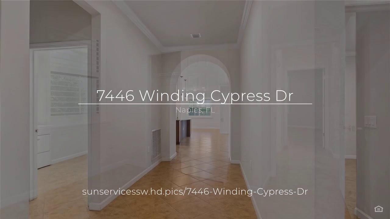 7446 Winding Cypress Dr, Naples, Florida. Located in the amenity filled community; Winding Cypress!