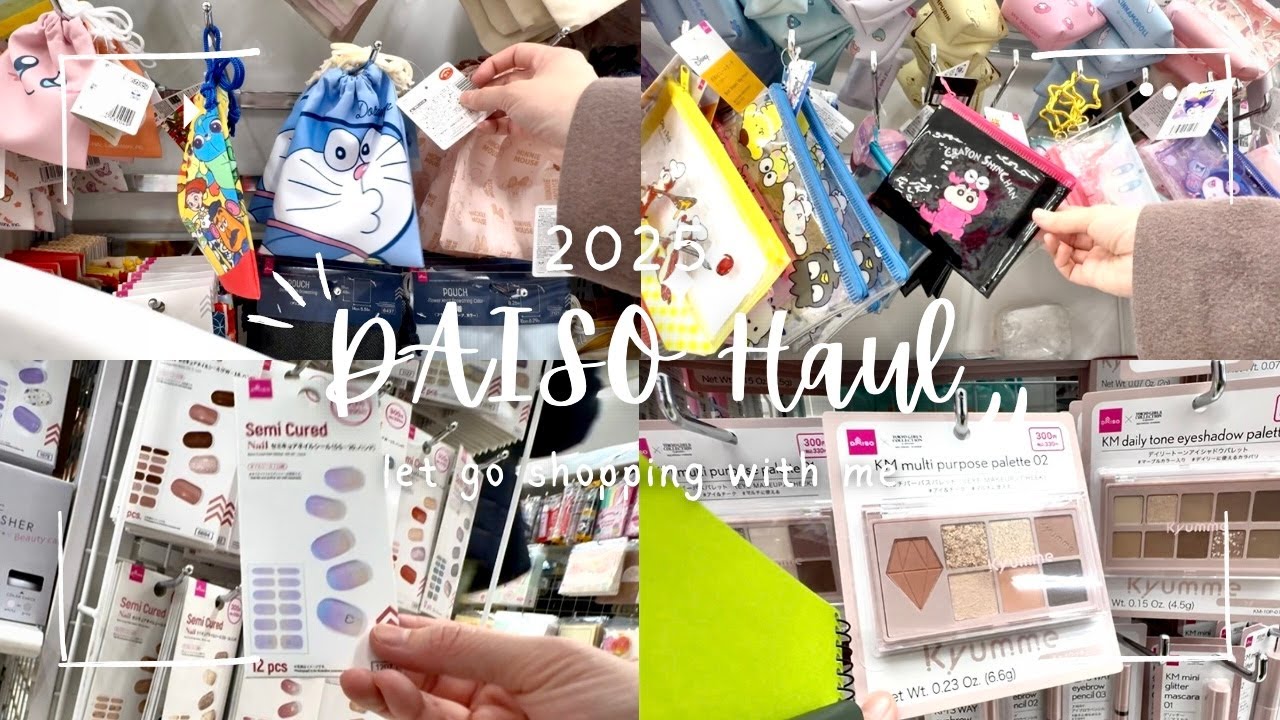 DAISO haul in Japan 2025| I’ll take you to a big 100 yen shop! (Everything is under 1 USD)