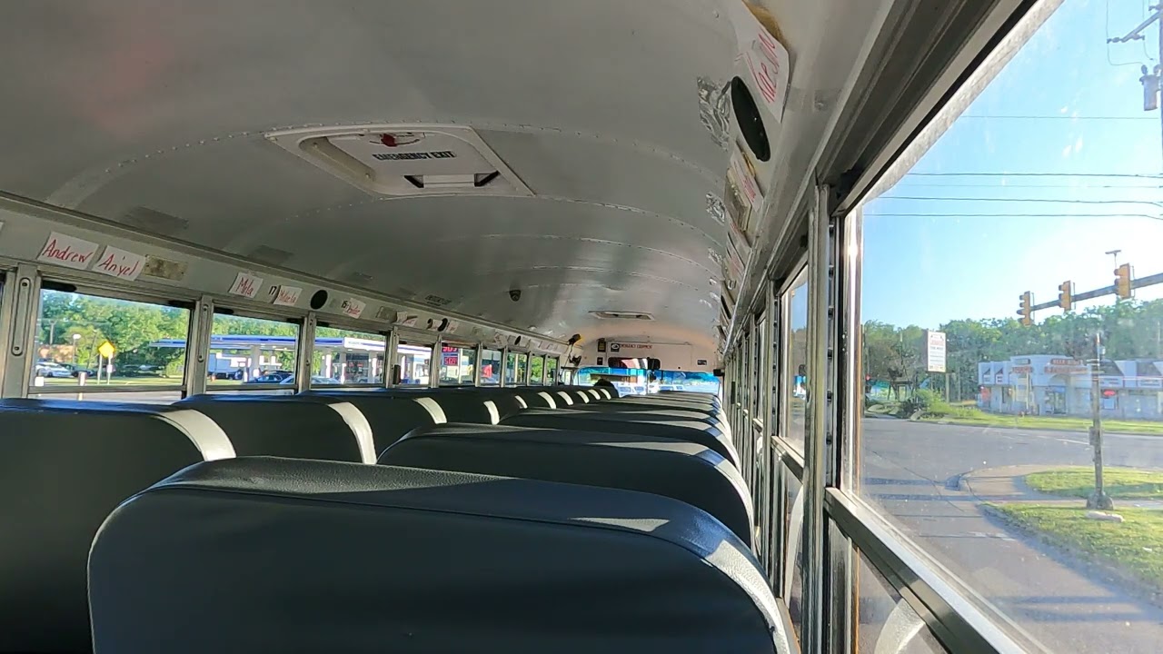 Back Seat Ride in A 2016 BlueBird Vision School Bus W/ Cummins ISB 6.7L