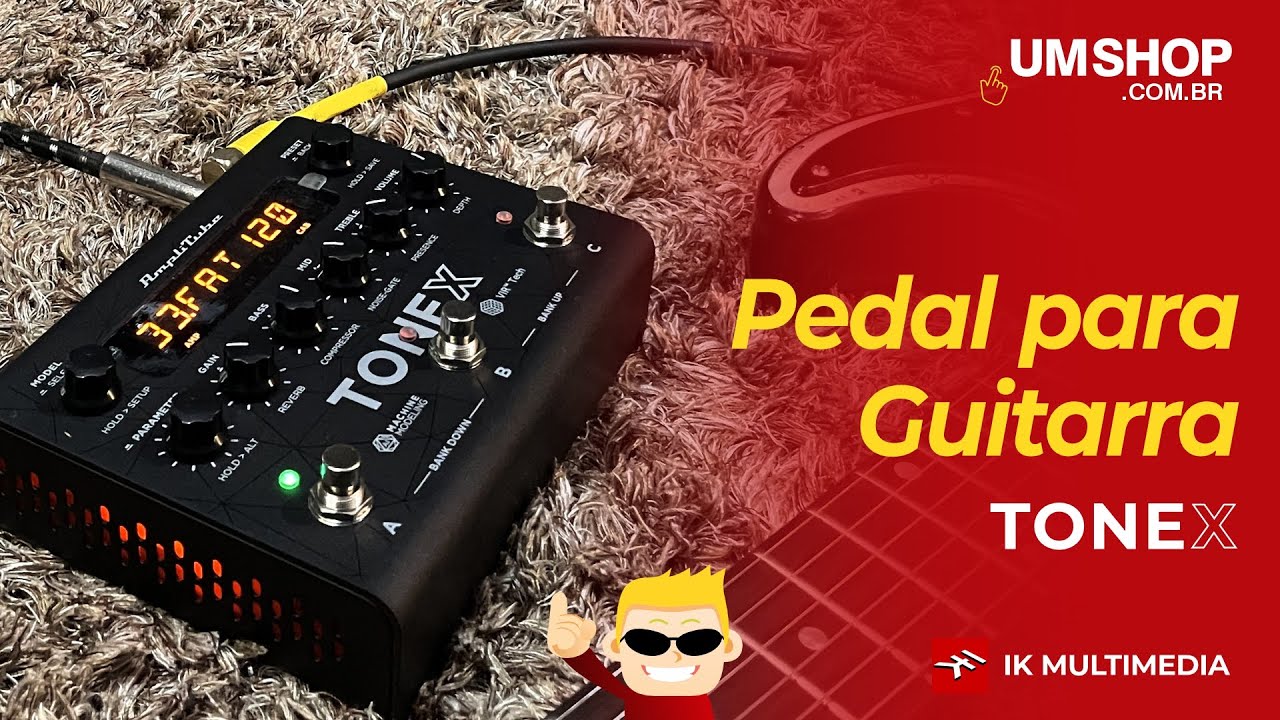 TONEX Pedal De Guitarra Passo a Passo Como Usar - IK Multimedia AmpliTube
