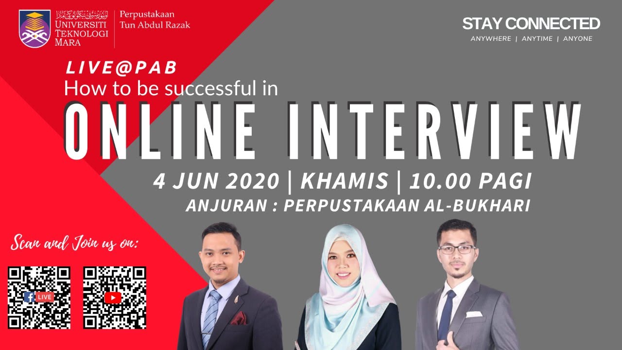 Live@PAB : How to be successful in ONLINE INTERVIEW