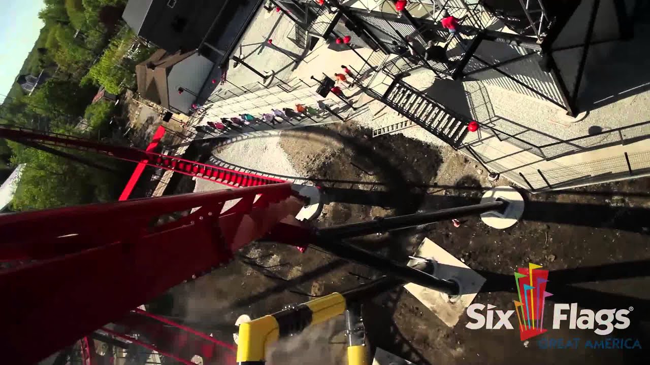 X Flight - Six Flags Great America POV