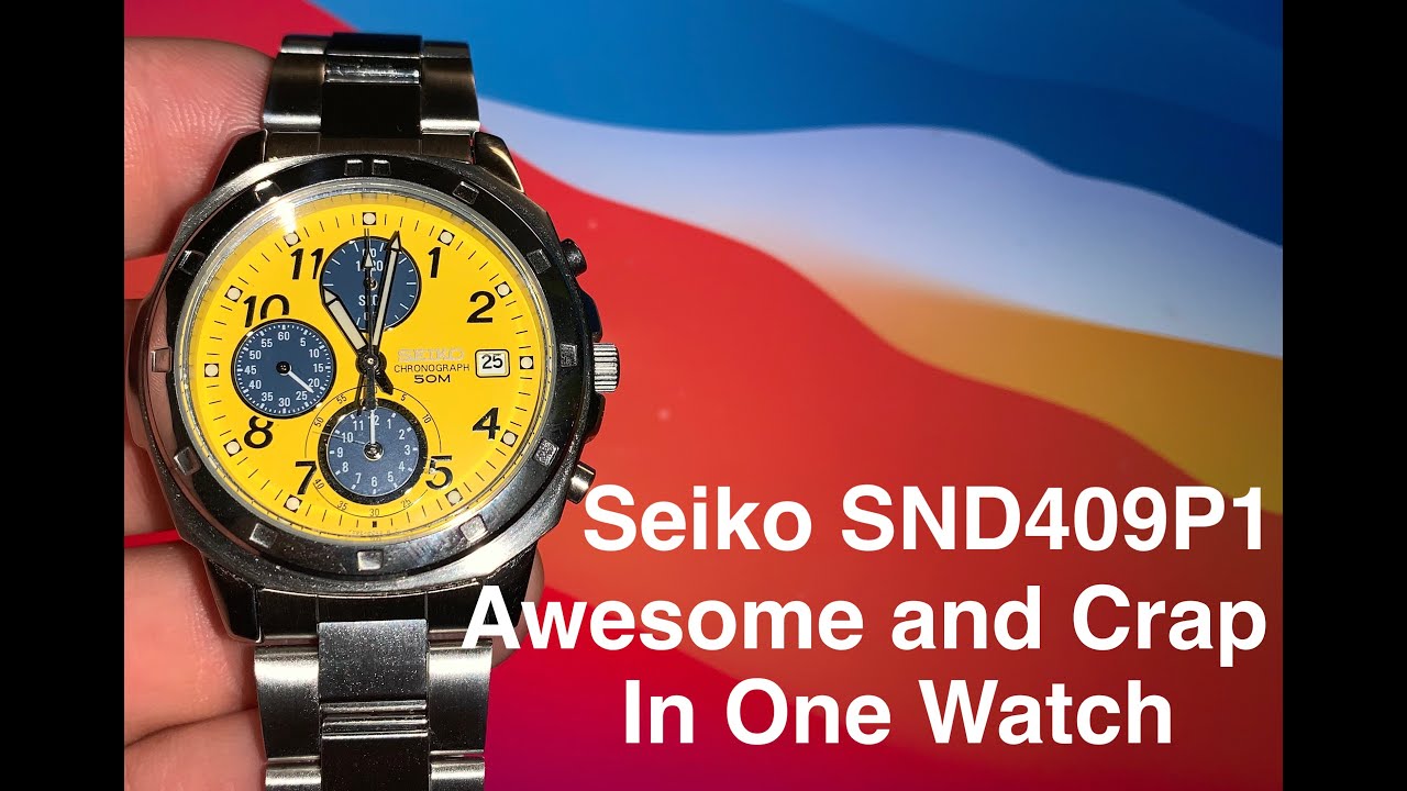Seiko SND409P Review - The Good and Crappy About It