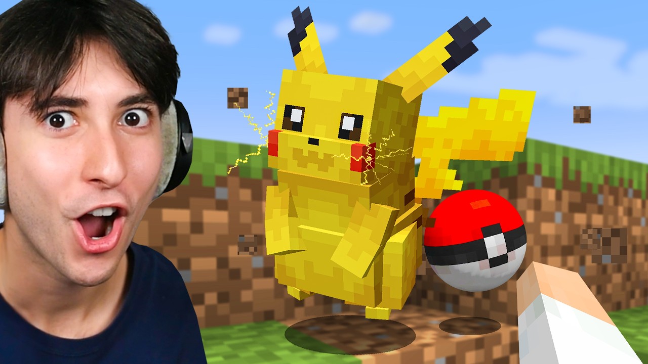 Minecraft, But Every Drop is Pok&eacute;mon