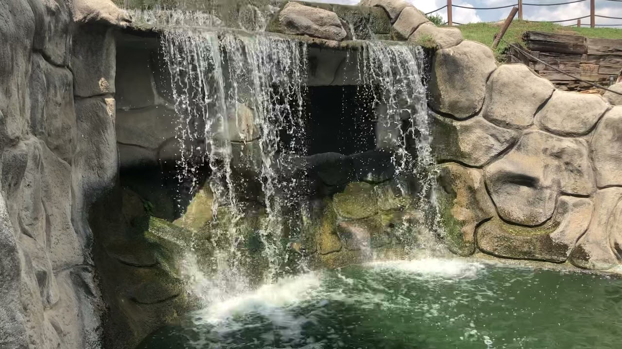 Man made waterfall