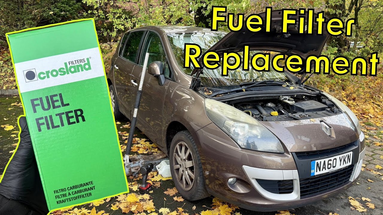 Замена топливного фильтра Renault Scenic 3 1.5 dCi / Замена дизельного фильтра Megane Scenic III