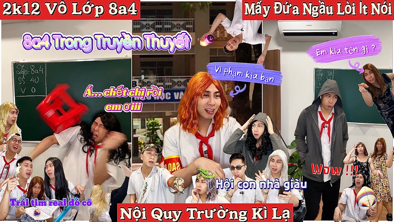 Tổng Hợp Video Ngắn Học Sinh #122 : 2k12 Vô Lớp 8a4, Hội Nhóm, Ngầu Lòi Ít Nói, Nội Quy Trường Kì Lạ